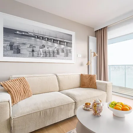 Апартаменты Polanki Aqua 3-pokojowy -premium- Family - Baseny, Wellness I Blisko Morza Garage & Pool Access