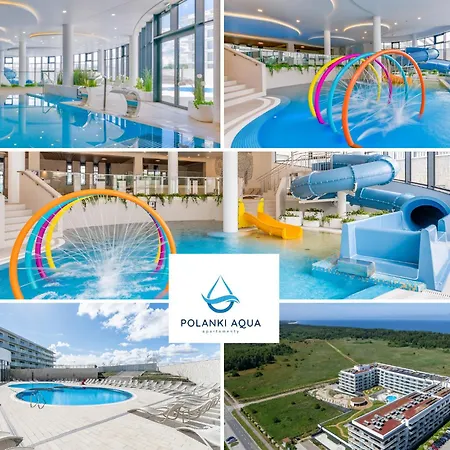 아파트 Polanki Aqua 3-pokojowy -premium- Family - Baseny, Wellness I Blisko Morza Garage & Pool Access 코워브제크