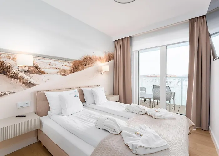 Polanki Aqua 3-pokojowy -premium - Baseny, Wellness I Blisko Morza Garaz Lägenhet Kołobrzeg