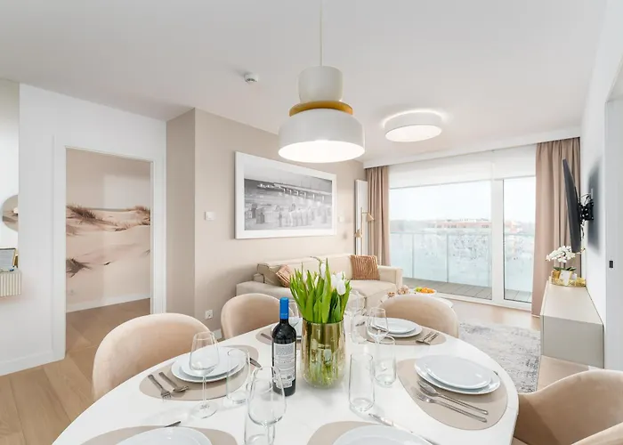 Polanki Aqua 3-pokojowy -premium - Baseny, Wellness I Blisko Morza Garaz Lägenhet *